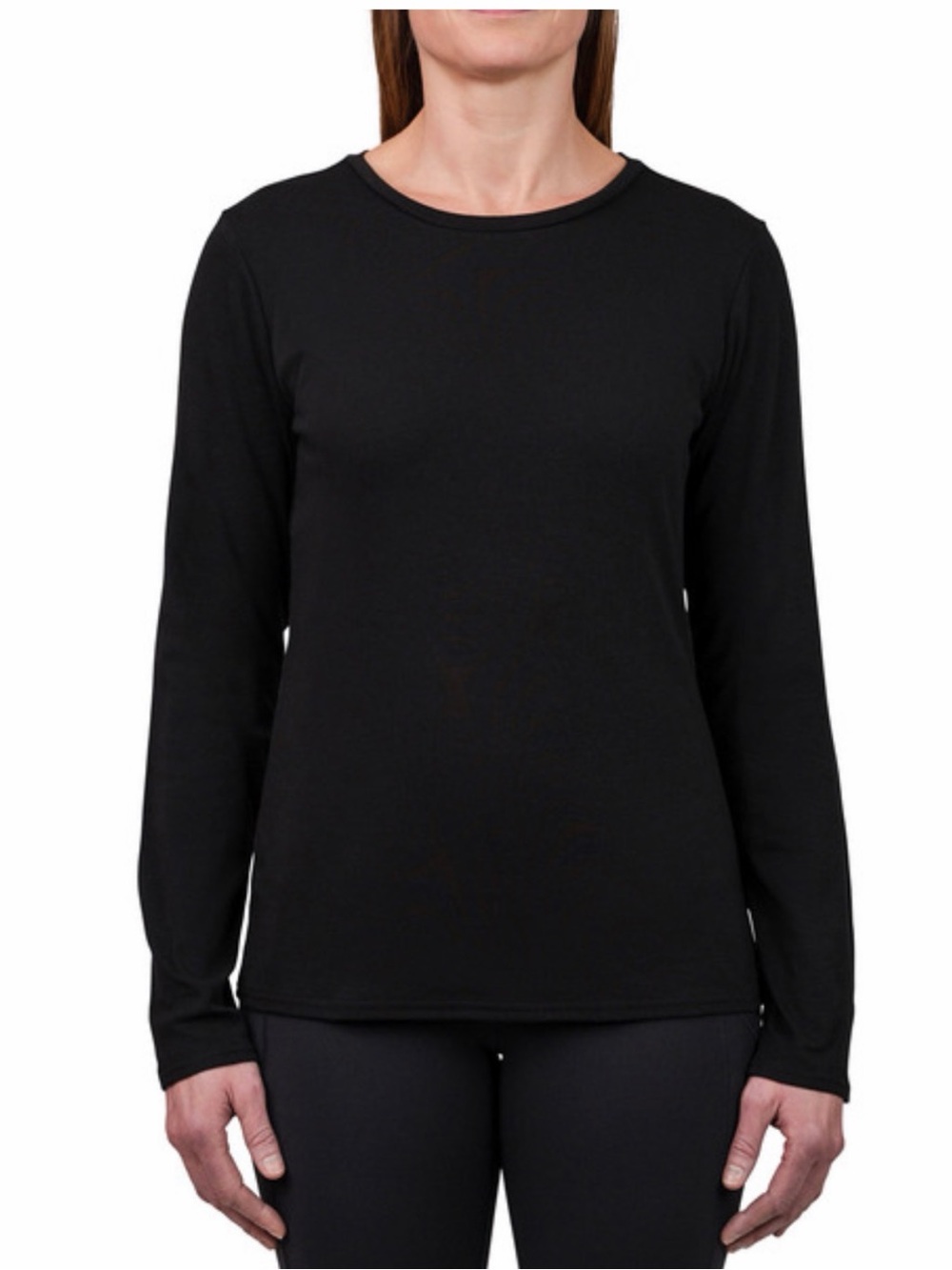 United Colors of Benetton Women's Long Sleeve Supima Cotton Tee